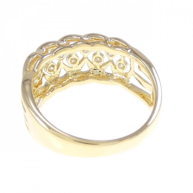 Nhẫn kim cương K18YG 0.32CT 668058