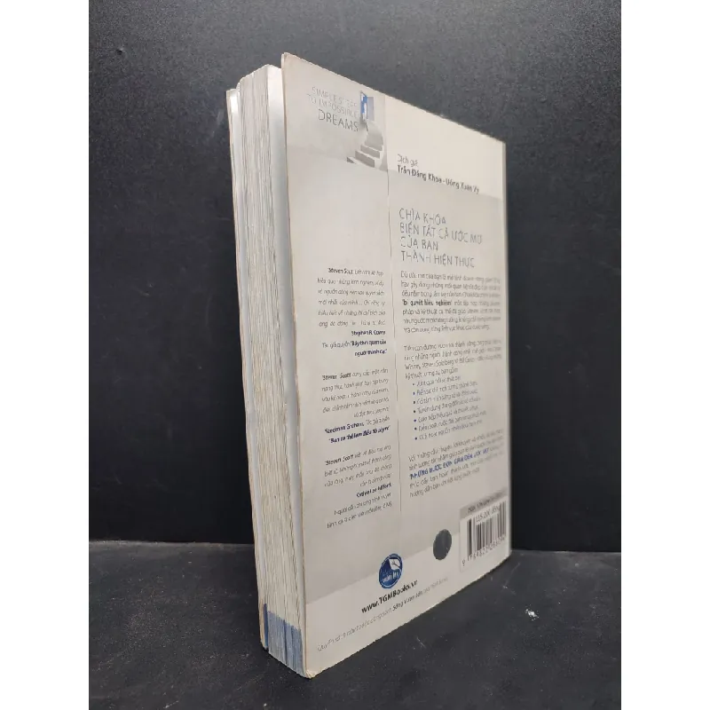 [Phiên Chợ Sách Cũ] Những Bước Đơn Giản Đến Ước Mơ - 15 Bí Quyết Hiệu Nghiệm Của Những Người Thành Công Nhất Thế Giới Steven K.Scott 2013 2303 419632