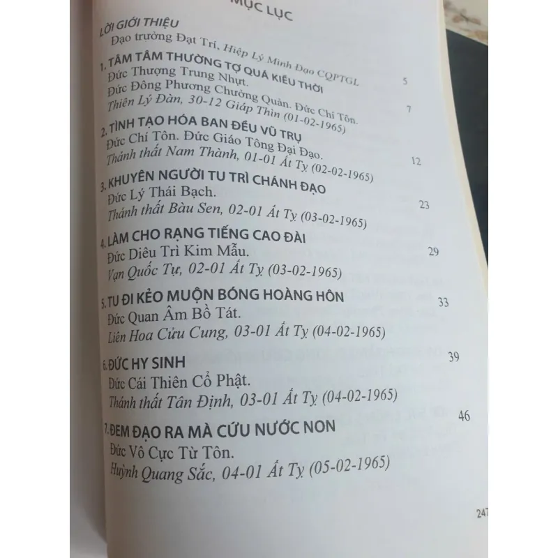 Sách Thánh Giáo Sưu Tập Năm Ất Tỵ - 1965 1006262