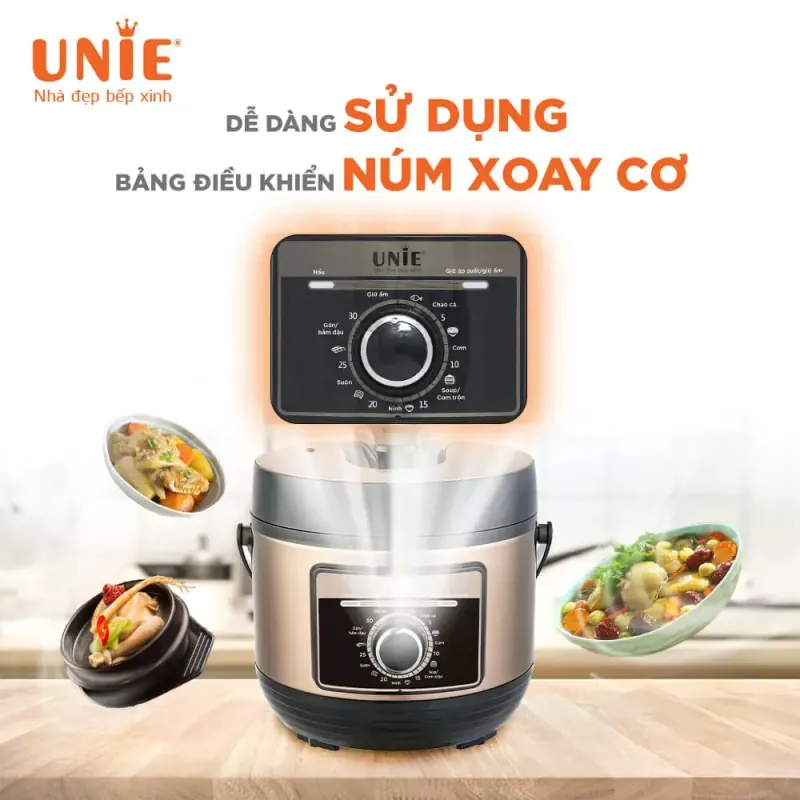 Nồi áp suất Unie UPC5081Y dung tích 5L 783529