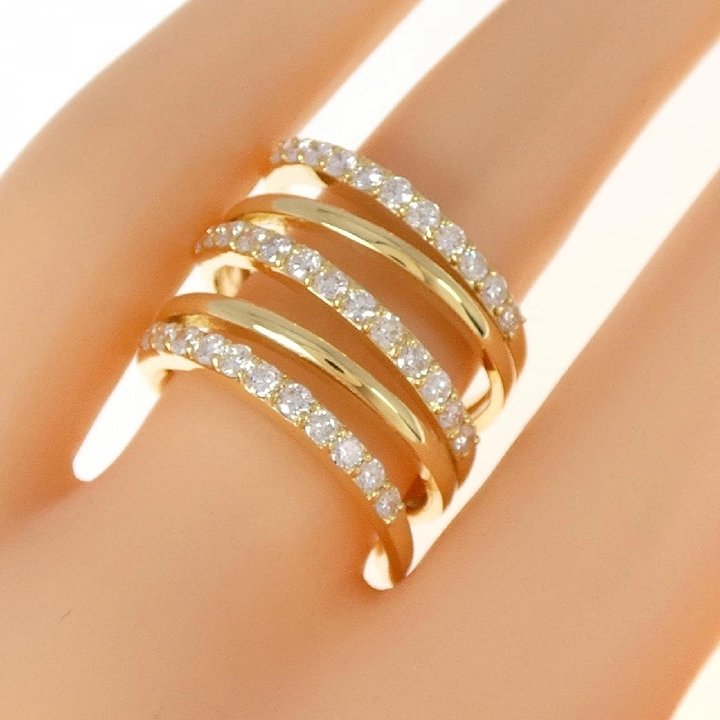 Nhẫn kim cương K18YG 1.00CT 673405