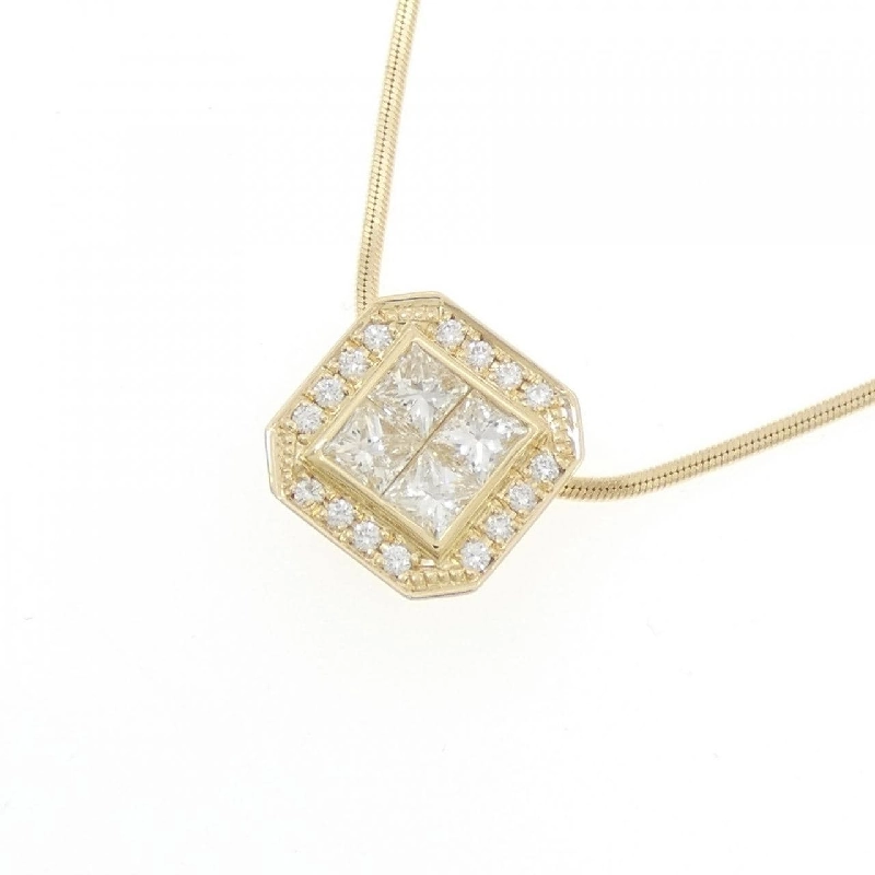 K18YG Dây chuyền kim cương 0.78CT - Hàng hiệu Chính hãng 861679