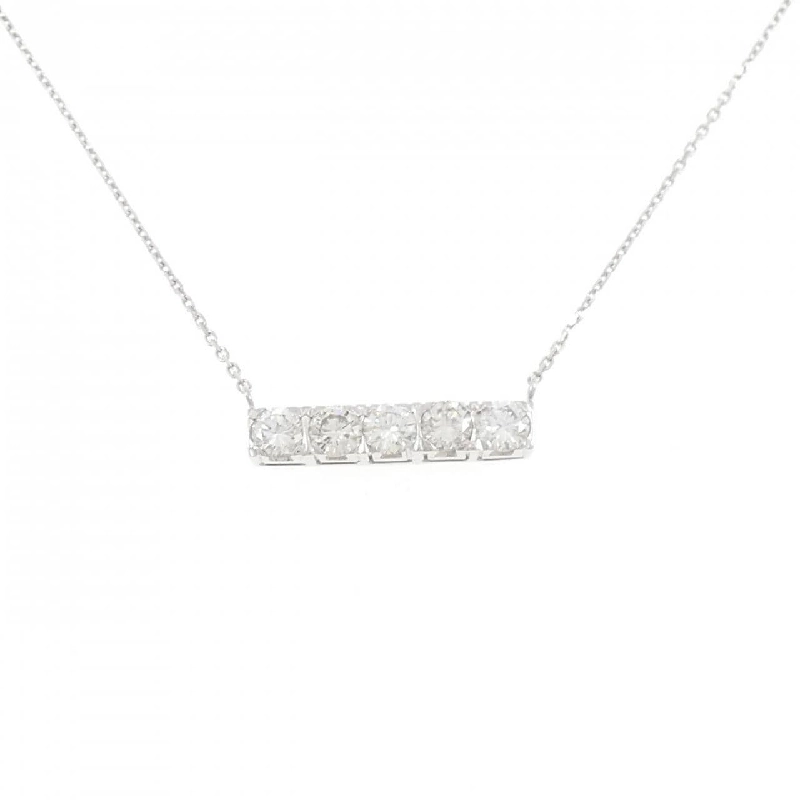 Dây chuyền kim cương PT900/K18WG 0.80CT - Hàng hiệu Authentic 860252