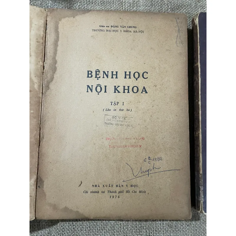 BỆNH HỌC NỘI KHOA, 2 TÂP - SÁCH Y, KHỔ LỚN 573157
