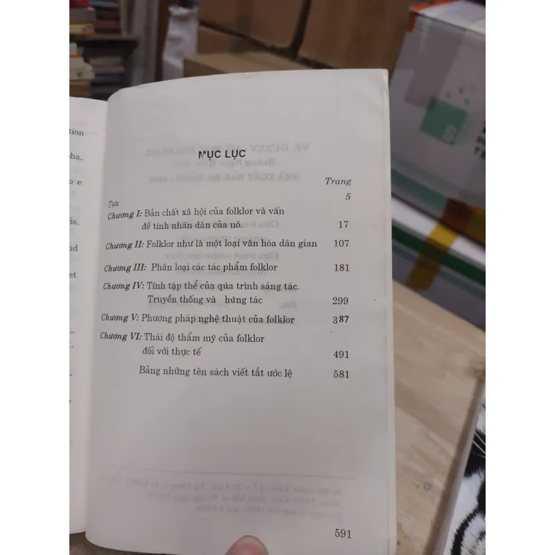 Sách: Mỹ học Folklor - TG: Vguxep (B2) 799666