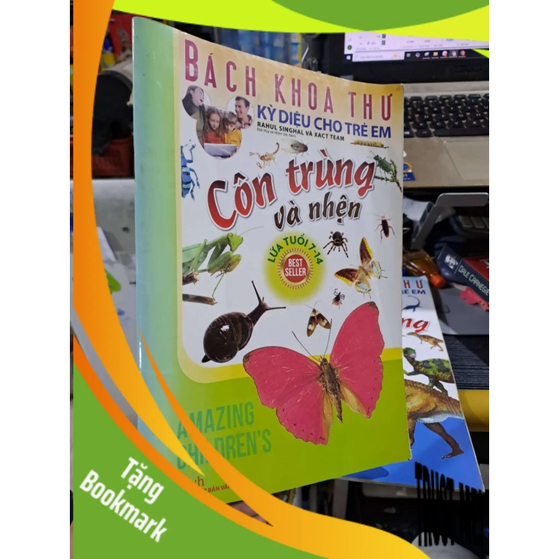 (TẶNG BOOKMARK) Bách Khoa Thư Kỳ Diệu Cho Trẻ Em - Côn Trùng Và Nhện Lứa Tuổi 7-14 - Rahul Singhal, Xact Team MẸ VÀ BÉ - RBK3012 939013