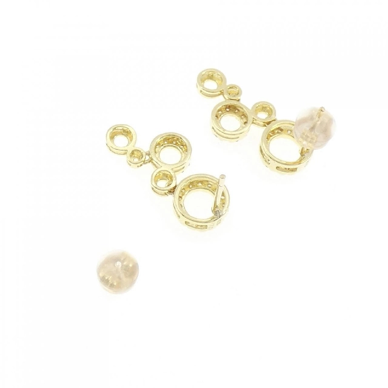 K18YG Bông tai kim cương 0.35CT - Hàng hiệu Chính hãng 871084