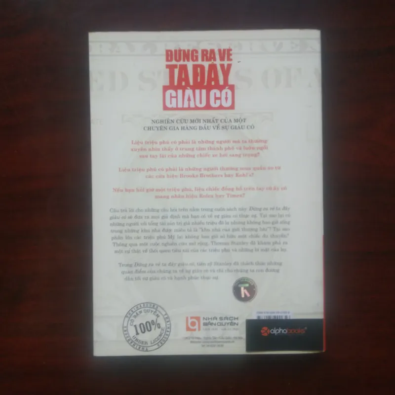 [Sách Kinh Doanh] Đừng Ra Vẻ Ta Đây Giàu Có (Thomas J. Stanley) 990694