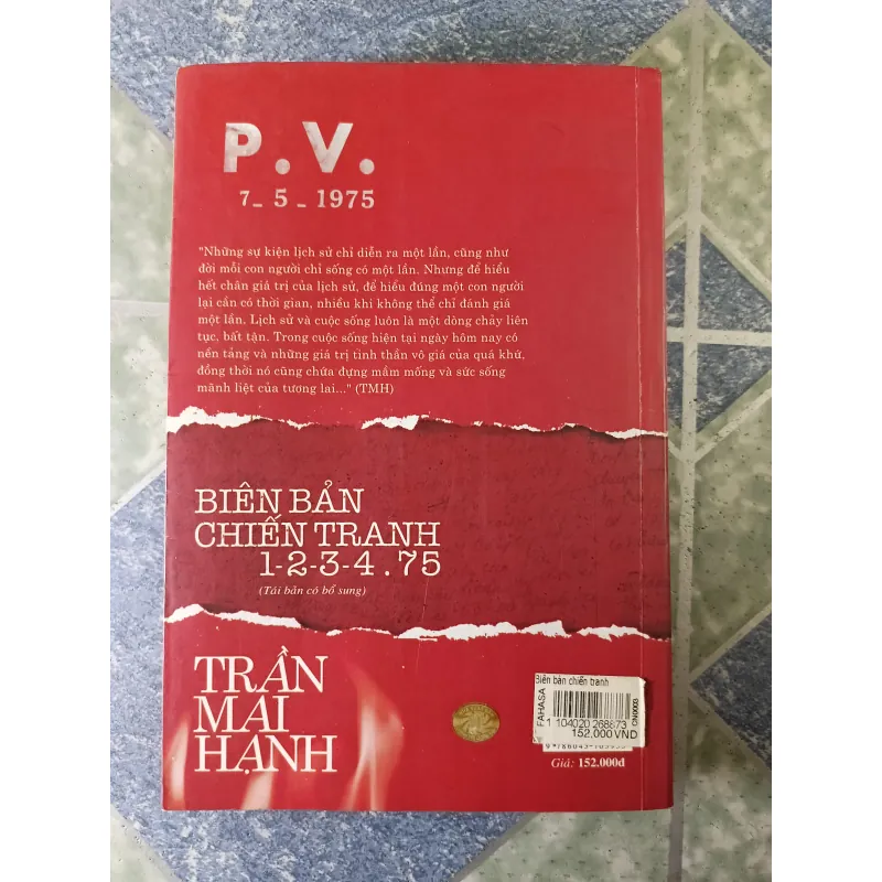Biên bản chiến tranh 1-2-3-4 .75 - Trần Mai Hạnh 731190