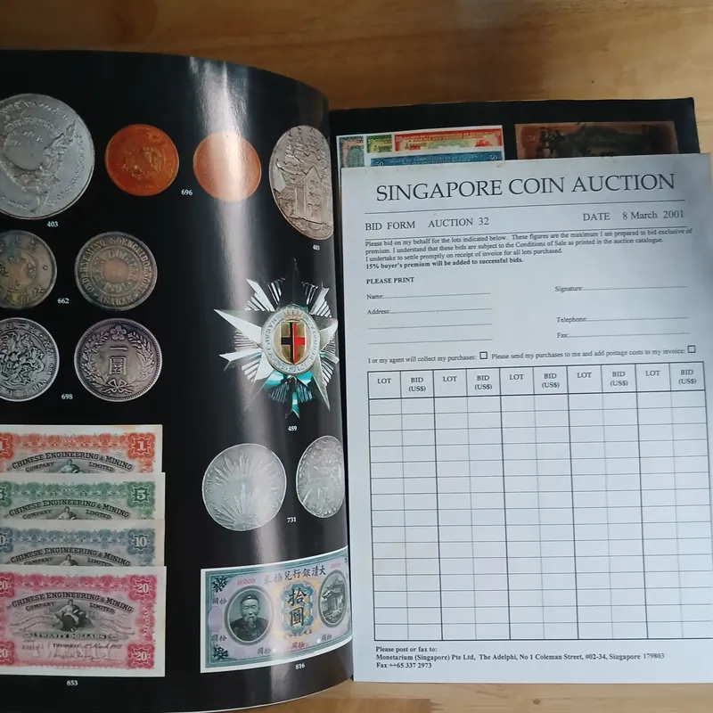 Singapore Coin Auction - Catalogue 32 590201