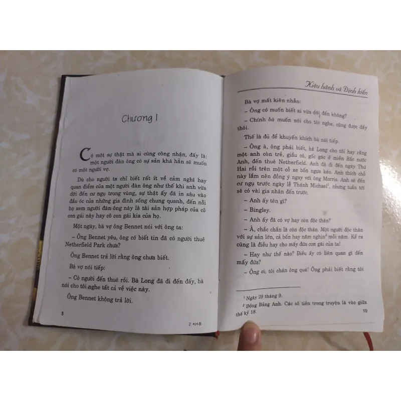 Sách: Kiêu hãnh và định kiến - TG: Jane Austen 745083