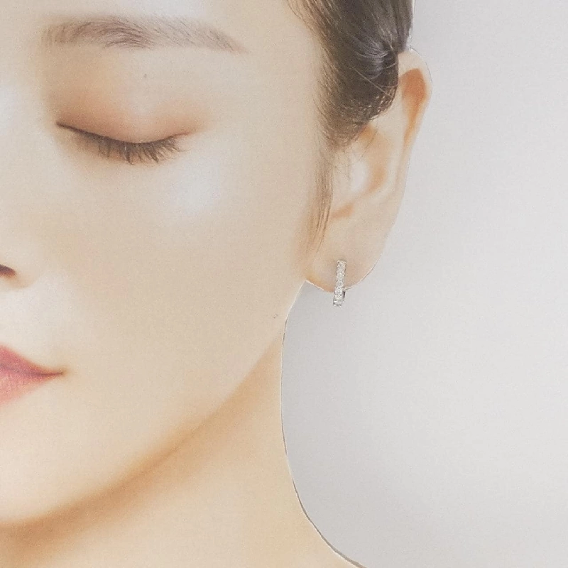 Bông tai kim cương PT950 0.25CT một bên - Hàng hiệu Authentic 872820