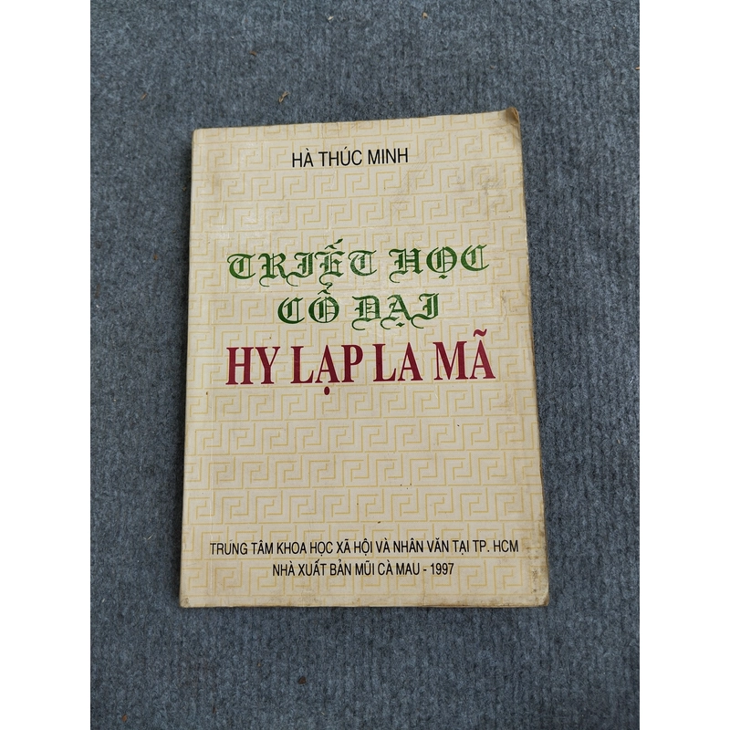 TRIẾT HỌC CỔ ĐẠI HY LẠP LA MÃ 517544
