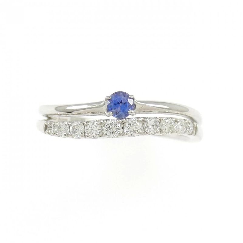 Nhẫn Benitoite PT900 0.10CT - Hàng hiệu Authentic 852483