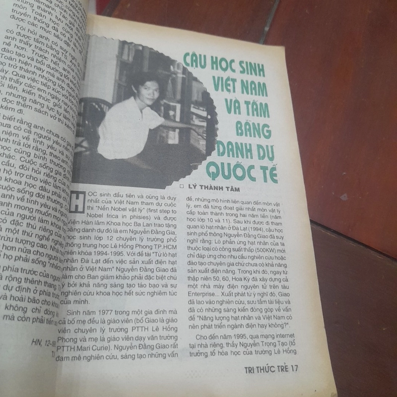 TRI THỨC TRẺ số 7 tháng 1.1996 461008