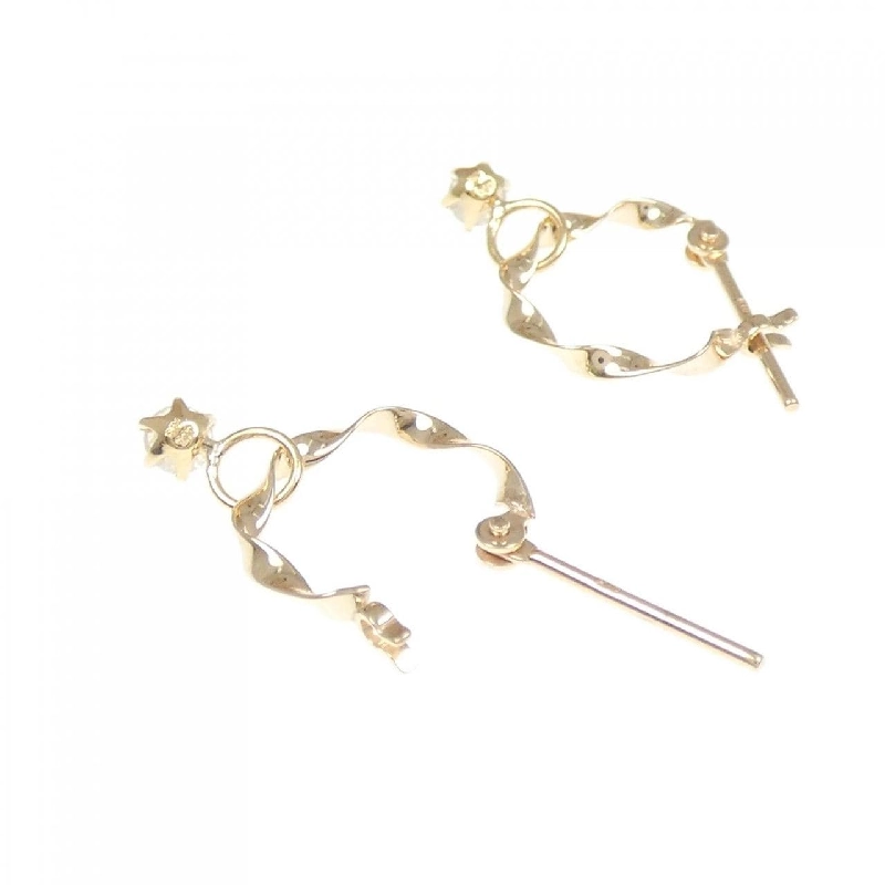 K10YG/K18YG Bông tai kim cương 0.10CT - Hàng hiệu Chính hãng 868088