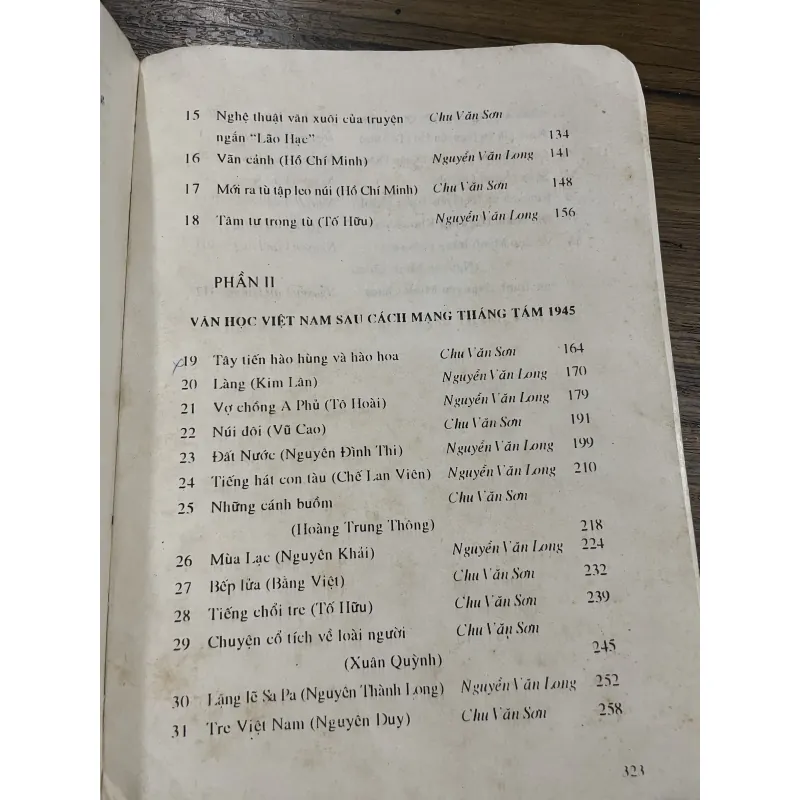 Giảng văn văn học Việt Nam hiện đại; Nguyễn Văn Long; chu Văn Sơnz 1030302