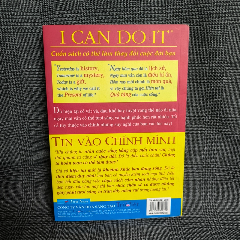 (Sách kỹ năng) (Song ngữ Anh - Việt) Tin vào chính mình - I Can Do It - Louis L.Hay 360206
