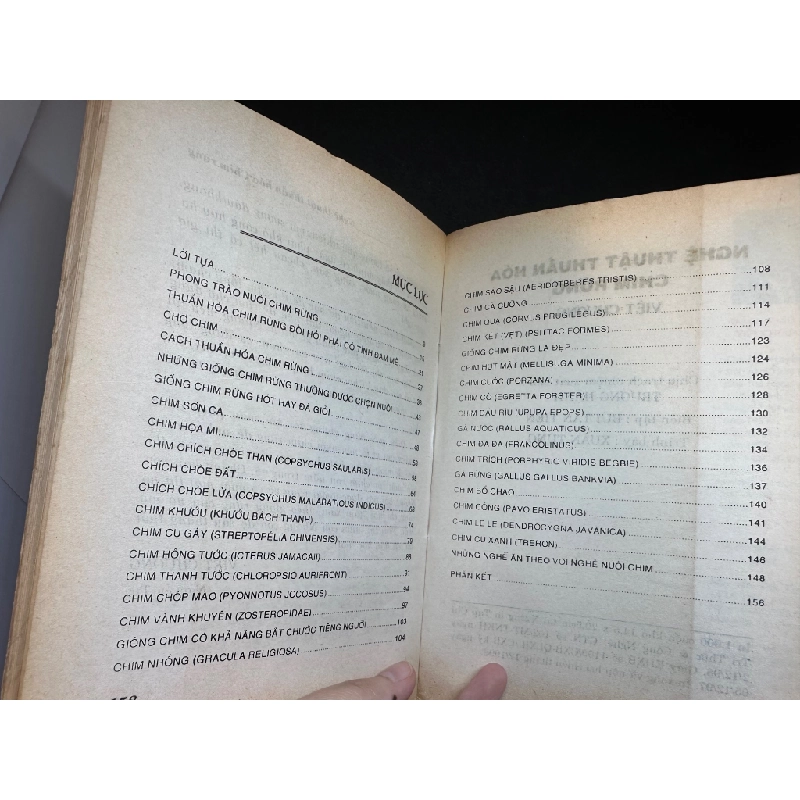 Nghệ thuật nuôi chim - Nghệ thuật thuần hóa chim, Việt Chương, mới 70% (ố vàng), 1998 SBM3001 Oreka-Blogmeo 67972