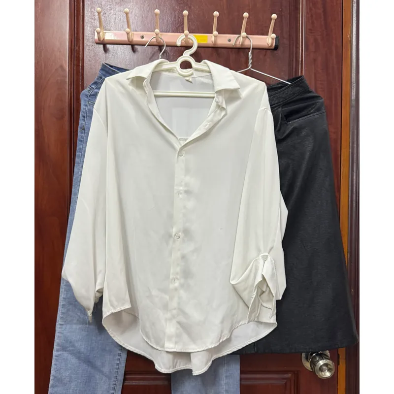 Áo sơmi trắng freesize - The Delia 558439