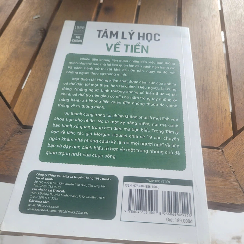 Tâm lý học về tiền	Morgan Housel 519947