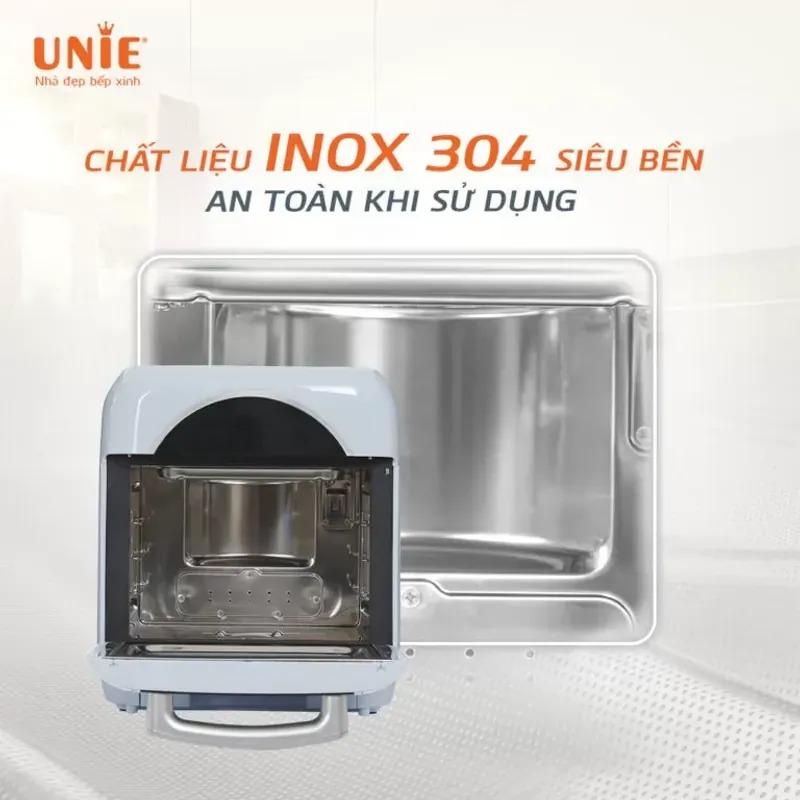 Nồi chiên hơi nước UNIE STEAM COLOR dung tích 15L – chiên hấp 2 trong 1 600050