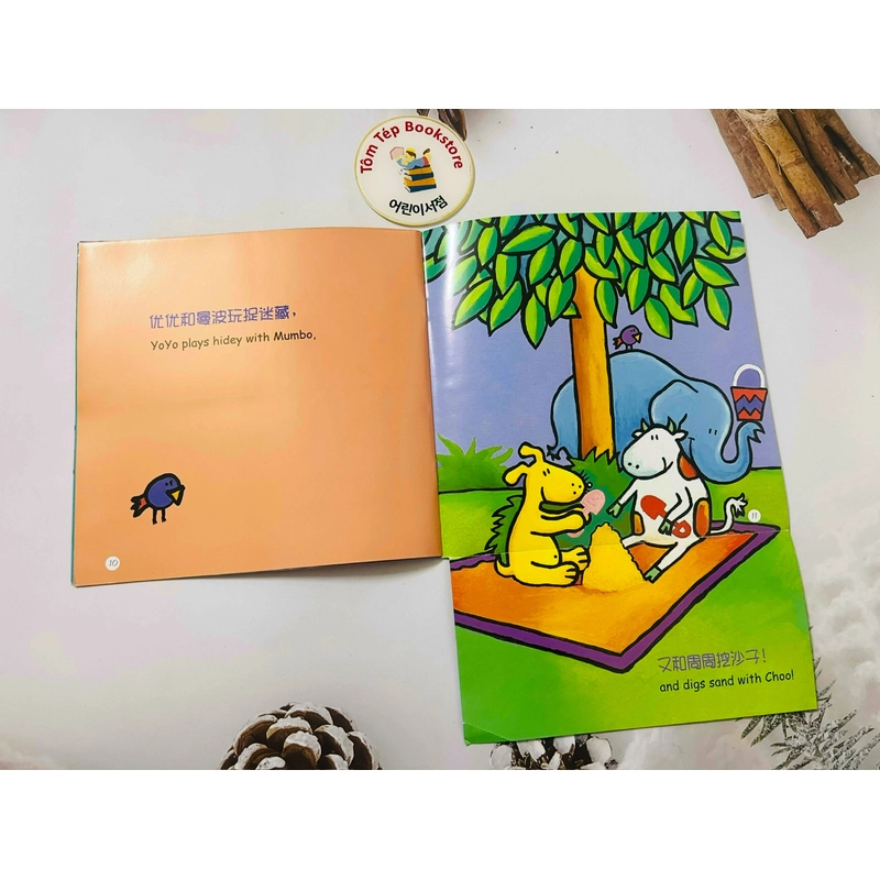 Set sách song ngữ Trung Anh cho bé từ 1T 475331