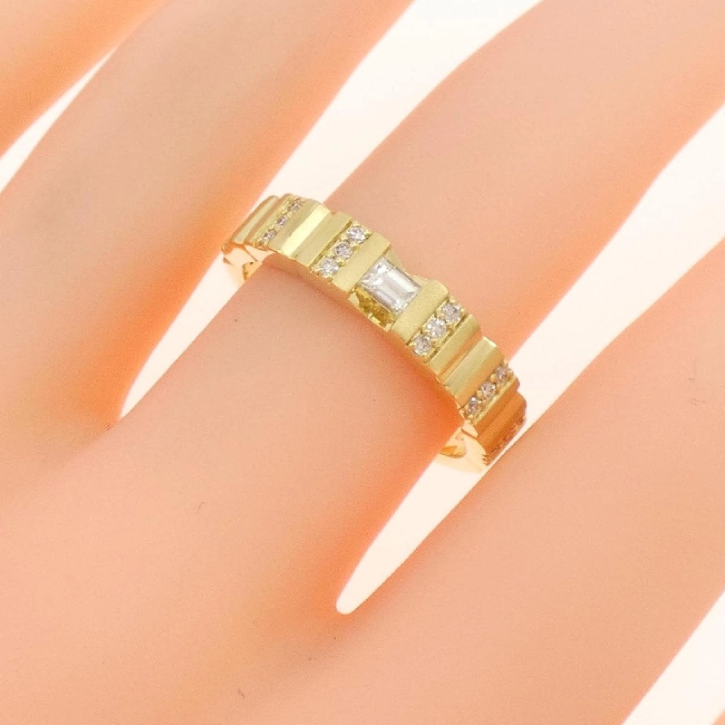 Nhẫn kim cương K18YG 0.25CT - Hàng hiệu Authentic 849796