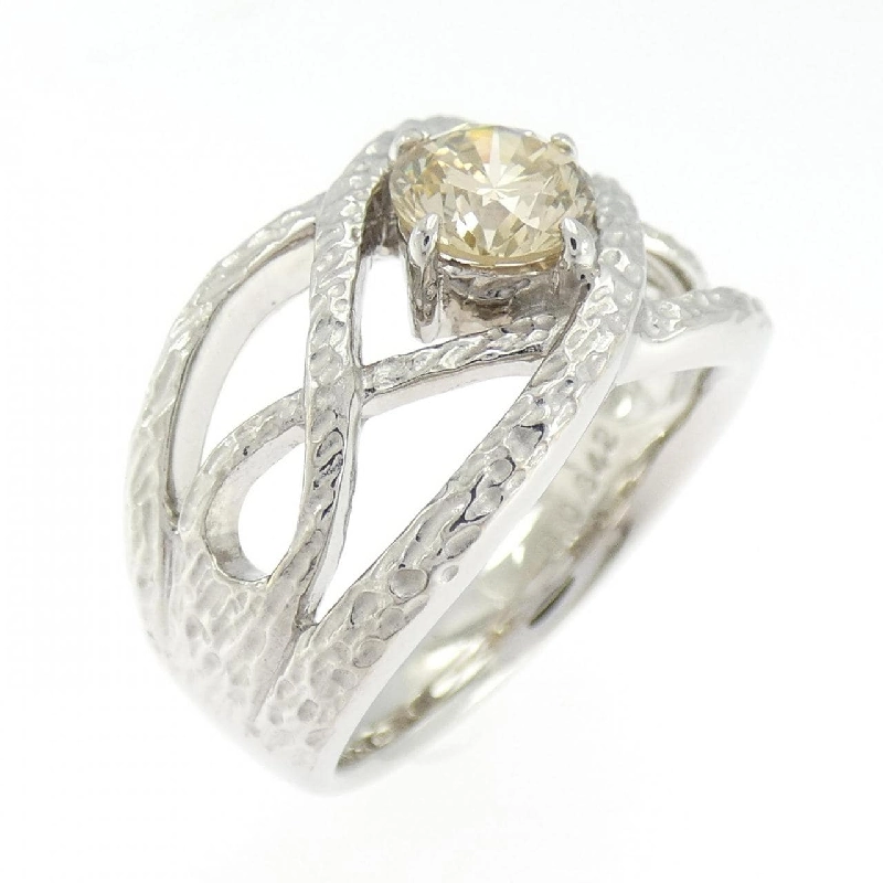 Nhẫn kim cương K18WG 0.842CT - Hàng hiệu Authentic 853776