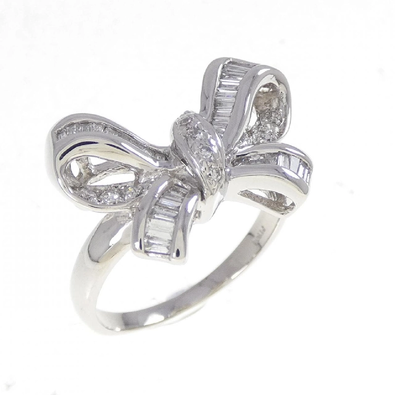 Nhẫn kim cương PT900 hình ruy băng 0.50CT - Hàng hiệu Authentic 850410