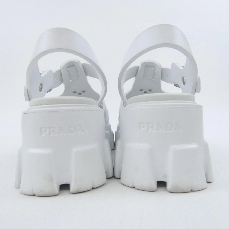 Giày sandal cao cấp PRADA với logo hình tam giác 1X853M bằng cao su - Hàng hiệu Authentic 828762