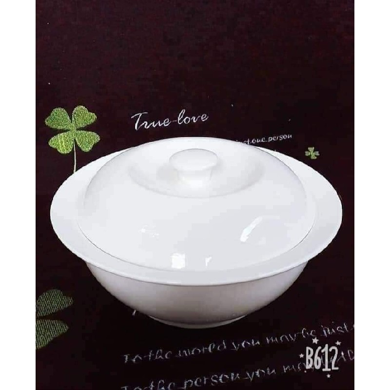 🍚 ÂU_CƠM_SỨ_TRẮNG_CÓ_NẮP 🍵 
 25568