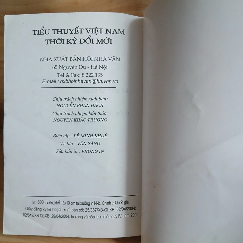 Tiểu Thuyết Việt Nam Thời Kỳ Đổi Mới - Chu Lai, Đoàn Lê 447341