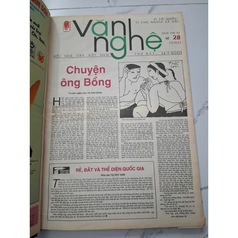 Báo Văn Nghệ 2001 số 27 đến số 39 799223