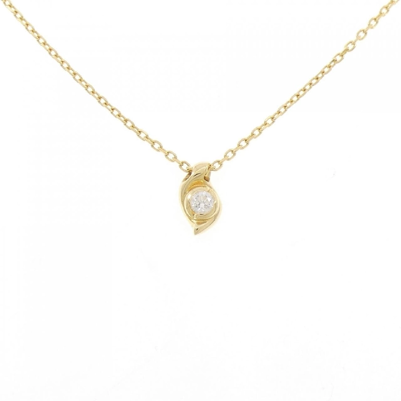 K18YG Dây chuyền kim cương 0.10CT - Hàng hiệu Chính hãng 858353