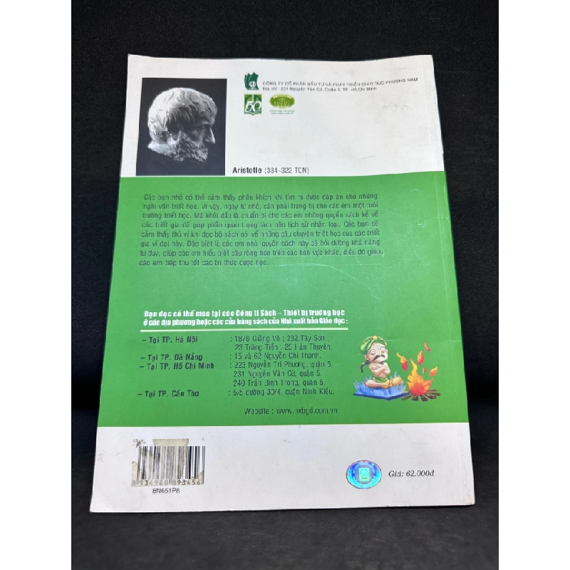 [Phiên Chợ Sách Cũ] Aristotle Những Câu Chuyện Thú Vị - Bộ Truyện Tranh Danh Nhân Thế Giới, (Ố Nhẹ, Bìa Cong), 2008 1503 411325