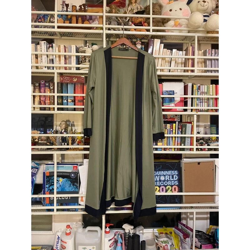 Đầm khoác, xanh lá, Size M 528202
