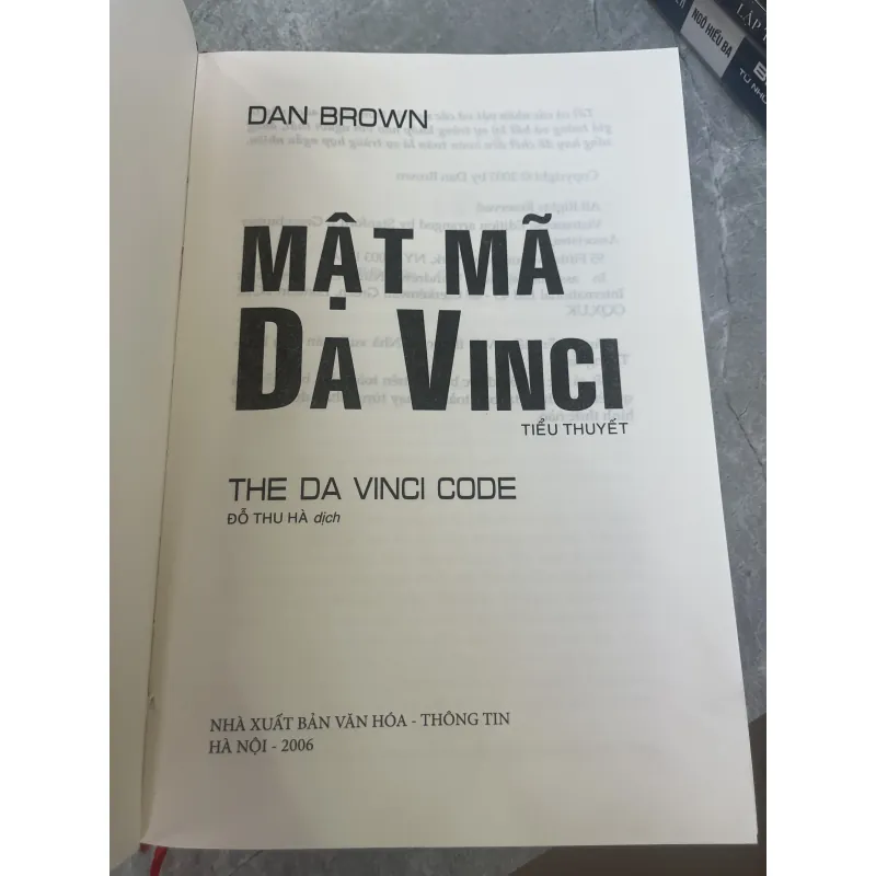 MẬT MÃ DA VINCI - ĐỖ THU HÀ 787452