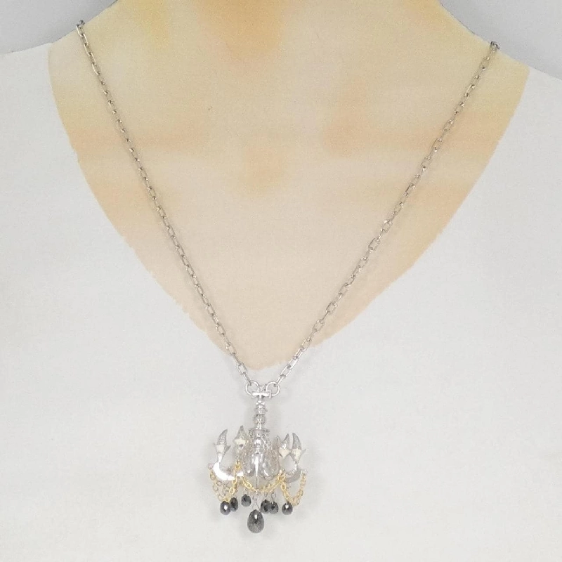 K10WG/K10YG/925 Dây chuyền kim cương - Hàng hiệu Authentic 847400