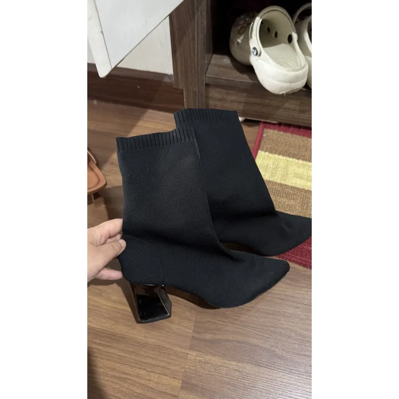 Bốt zara nữ, vải co giãn soze 36 752430