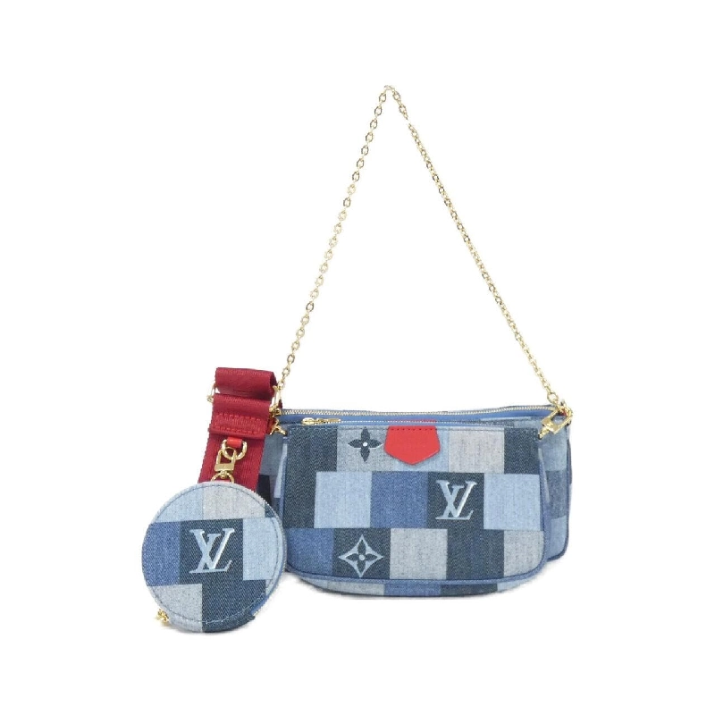 Túi xách vai Louis Vuitton Denim Monogram Multi Pochette Accessoires M44990 - Hàng hiệu Chính hãng 802175