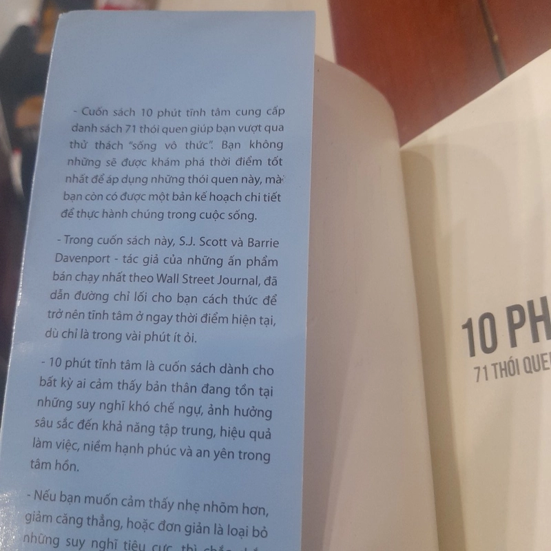S.J. Scott, Barrie Davenport - 10 PHÚT TĨNH TÂM, 71 thói quen cân bằng cuộc sống 464266