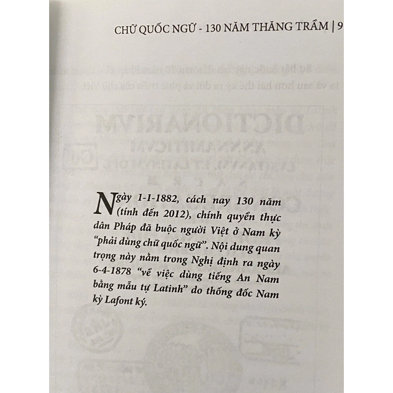 Chữ quốc ngữ 130 năm thăng trầm (bản in 2013) 475319