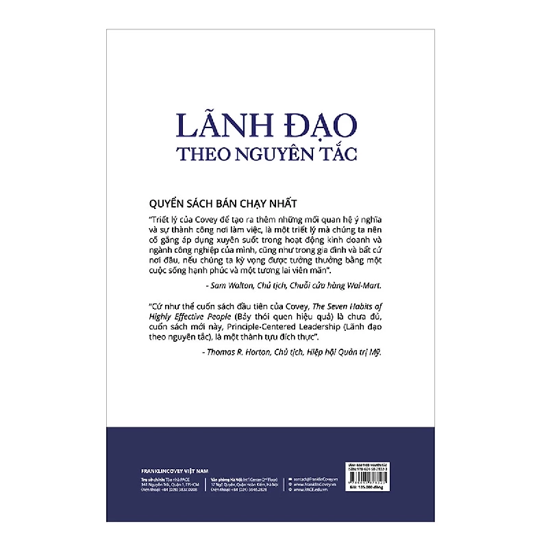 Lãnh Đạo Theo Nguyên Tắc (Bìa Cứng) - Stephen R. Covey 280692