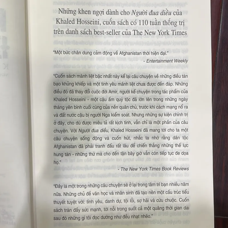 Văn học nước ngoài : NGƯỜI ĐUA DIỀU - Khaled Hosseini - bestseller  1038526