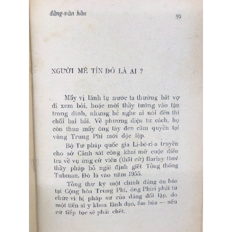 Tín quẩn chuyện đời - Đặng Vân Hầu ( bút danh của Nguyễn Mạnh Côn ) 126023