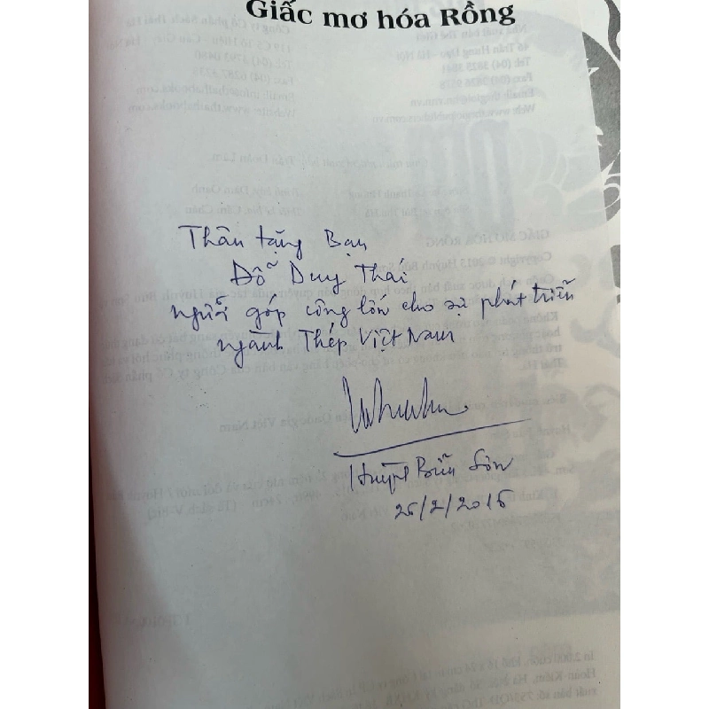 Giấc mơ hoá rồng - Huỳnh Bửu Sơn 998296