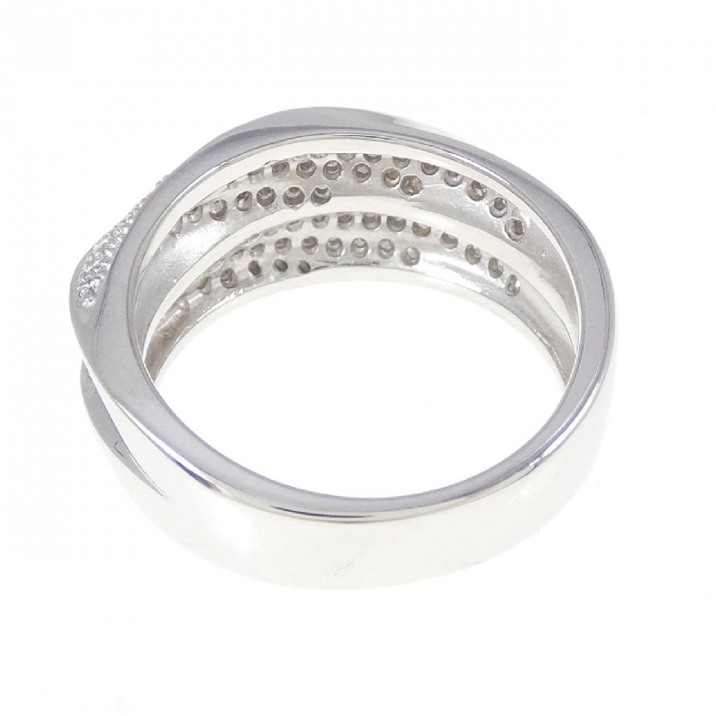 Nhẫn kim cương Pavé K18WG 0.32CT 673244