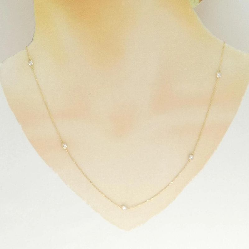 K18YG Dây chuyền kim cương 0.50CT - Hàng hiệu Chính hãng 857478