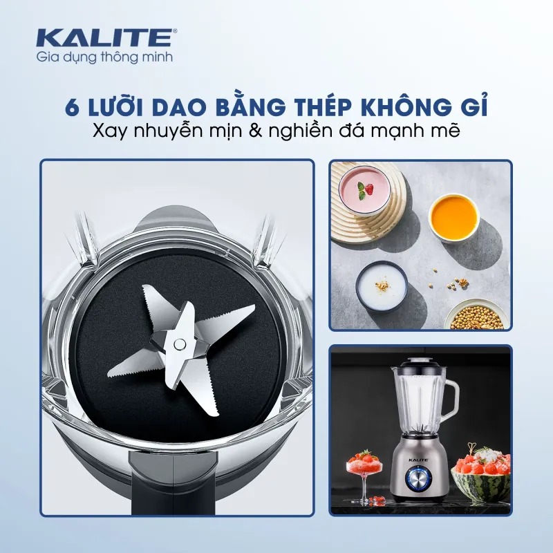 Máy Xay Kalite KLB650 – Xay Mạnh, Êm Ái, Giữ Trọn Dinh Dưỡng Tự Nhiên! 692848